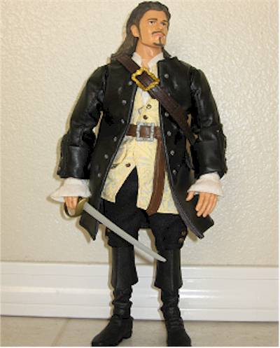 Pirates of the Caribbean Action Figure Will Turner 3.75 Zizzle Orlando  Bloom