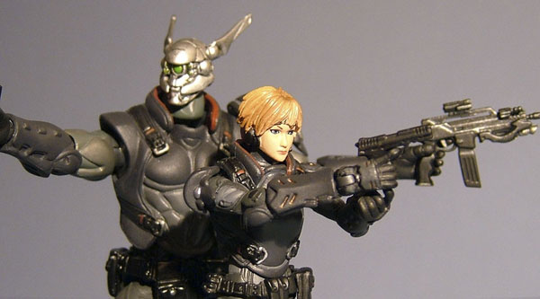 Appleseed snap kits action figures from Hot Toys