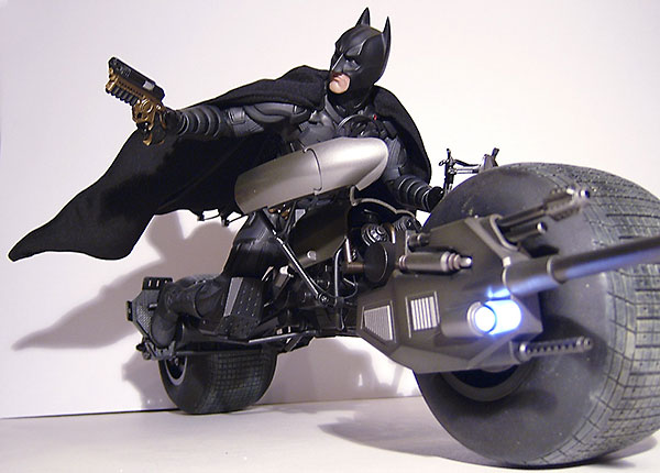 The Dark Knight Bat Pod vehicle from Hot Toys