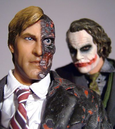 Dark Knight Two Face/Harvey Dent action figure from Hot Toys