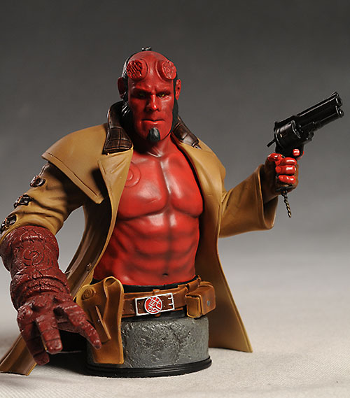 Hellboy II Hellboy and Prince Nuada mini-busts by Gentle Giant