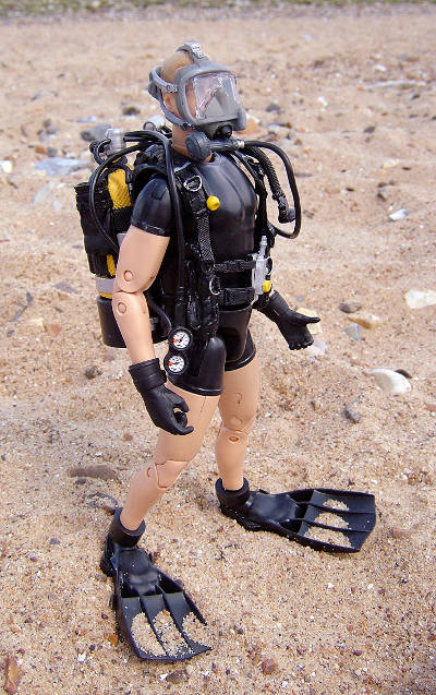 action man diver doll