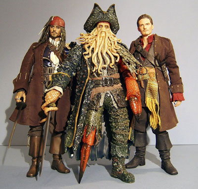 Pirates of the Caribbean 3 - Davy Jones Hot Toys - Machinegun