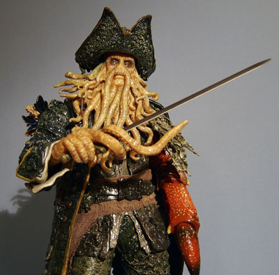 pirates of the caribbean hot toys davy jones action figure