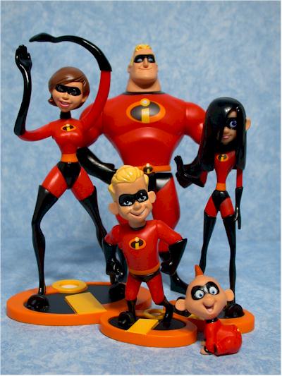 the incredibles figurine set