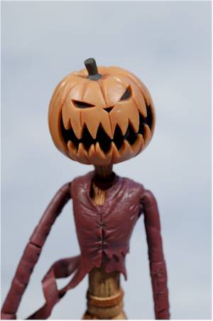 The Nightmare Before Christmas Jack Skellington with Pumpkin Articulated  Action Figure