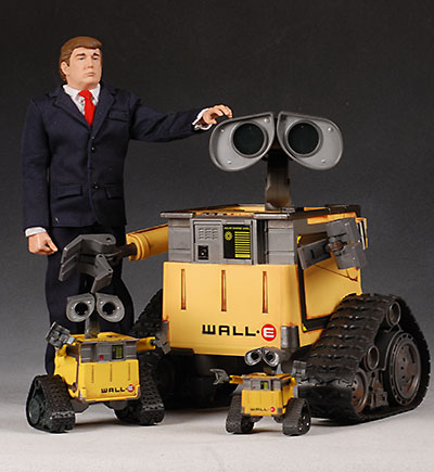 Thinkway Wall-E UCommand remote control action figure scale photo