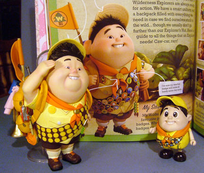 Up Carl and Russell Cosbaby figures from Hot Toys