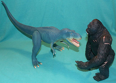 gorilla vs t rex