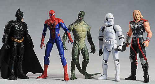 Amazing Spider-Man and Lizard action figures by Hasbro