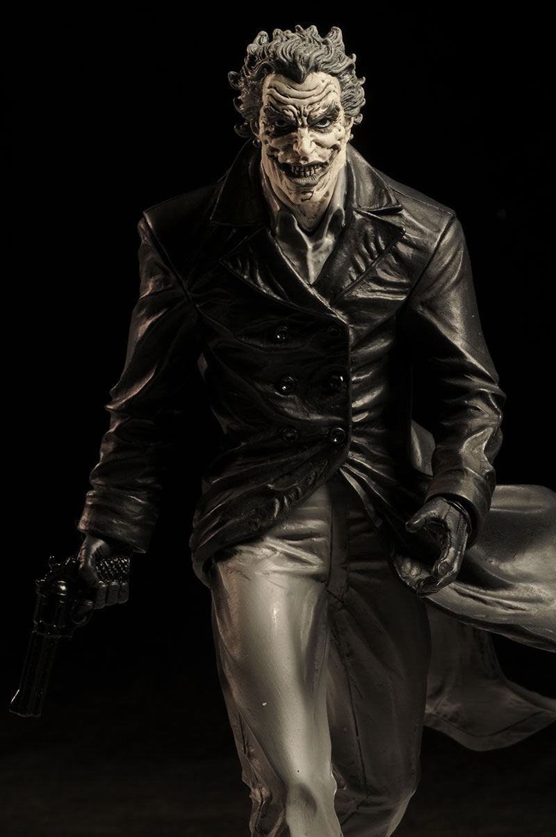 Batman Black, White Lee Bermejo Joker statue by DC Direct