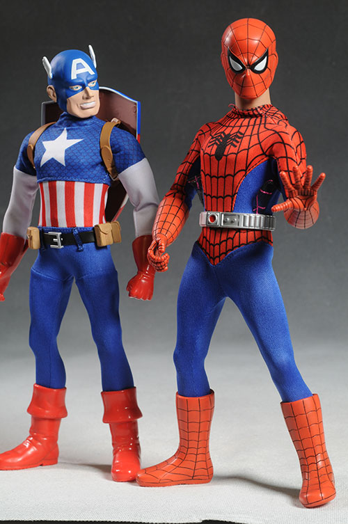 Captain Action Spider-Man, Captain America costumes by Round 2