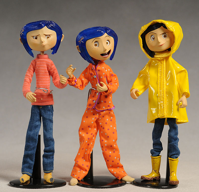 Coraline 7 inch dolls by NECA