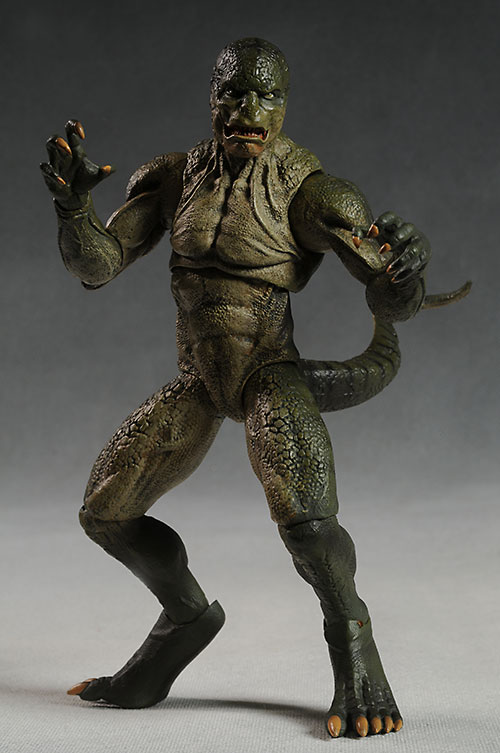 ultimate spider man lizard figure
