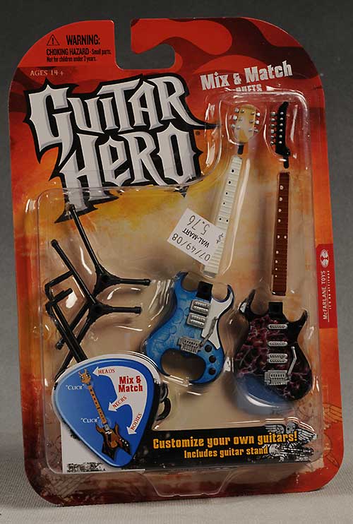 Guitar Hero 1/12 scale guitars by McFarlane Toys