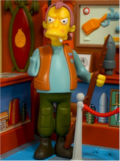 World of Springfield Simpsons Herman action figure