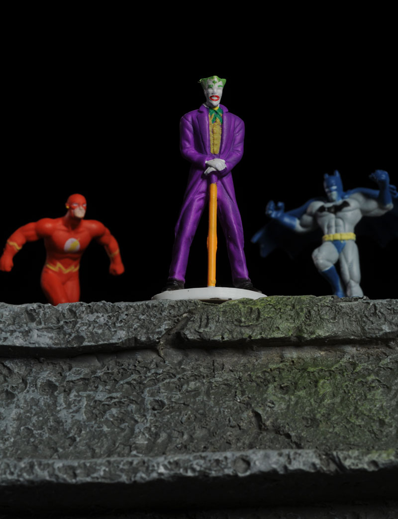 Heroics Batman, Joker, Flash figures by Treehouse Kids