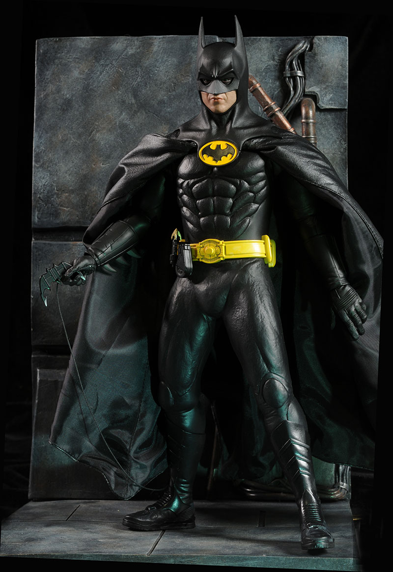 Review And Photos Of 1989 Batman Michael Keaton Action Figure By Hot Toys