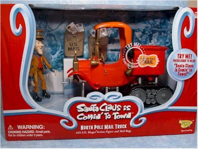 Kluger and Mail Truck Christmas action figure by Playing Mantis