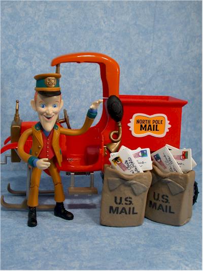 Kluger and Mail Truck Christmas action figure by Playing Mantis