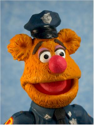 Muppets Patrol Officer Fozzie action figure by Palisades