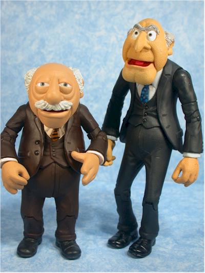 Palisades Muppets Statler and Waldorf action figures