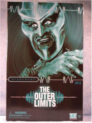 Outer Limits Gwyllm, Ebonite Interrogator figures by Sideshow