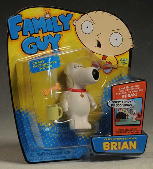 Family Guy Cleveland, Quagmire, Brian, Stewie figures by Playmates
