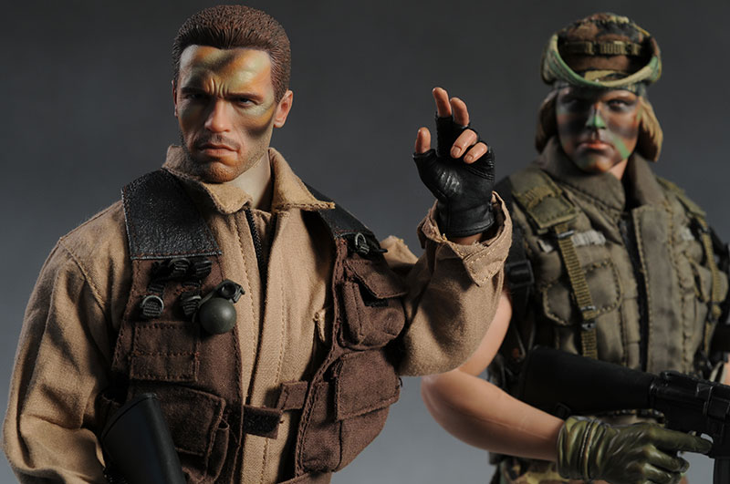 Predator Dutch, Billy sixth scale action figures by Hot Toys