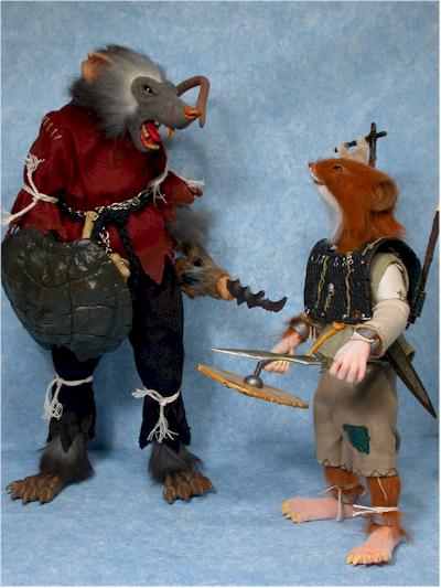 Realm of the Rodent Otak action figure by Lazy Bonz
