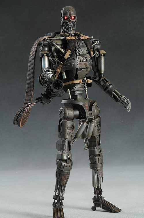 Terminator: Salvation John Connor, T-600 action figures by Hot Toys