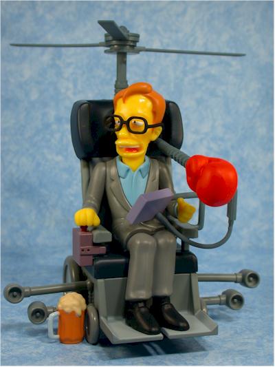 Simpsons Stephen Hawking action figure