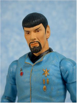 Star Trek Original Series Mirror Mirro Spock action figure by Art Asylum