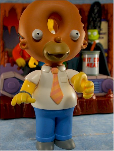 Treehouse of Horror Simpsons Donut Head Homer action figure