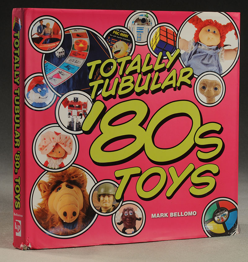 Review and photos of Totally Tubular 80's Toys book by Mark Bellomo