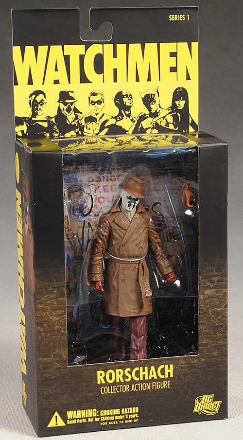 Watchmen Rorschach action figure by DC Direct