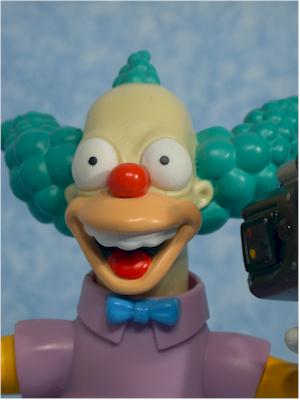 World of Springfield Simpsons Krusty Wave 1 action figure by Playmates