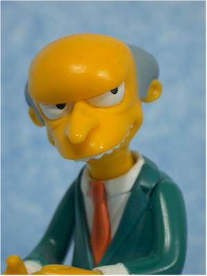 World of Springfield Simpsons Mr. Burns Wave 1 action figure by Playmates