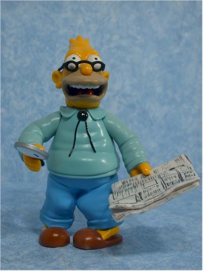 World of Springfield Simpsons Grampa Wave 1 action figure by Playmates