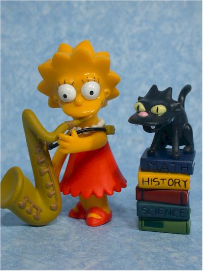 World of Springfield Simpsons Lisa Wave 1 action figure by Playmates