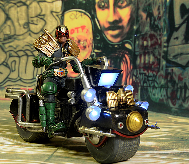 Judge Dredd's Lawmaster action figure vehicle by 3A