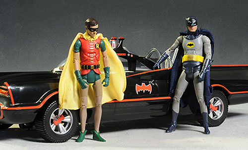 1966 Batmobile action figure car by Mattel