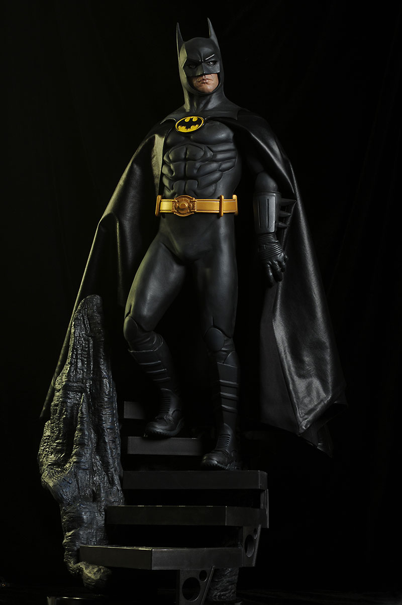 michael keaton batman statue