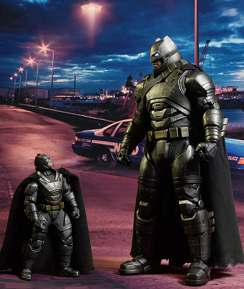 Armored Batman One:12 Collecive & sixth scale action figures by Mezco - Hot Toys