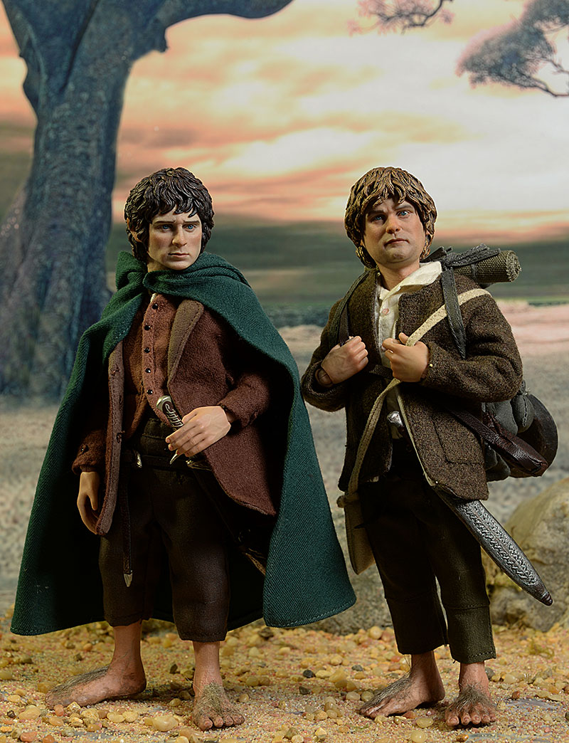 Lord of the Rings Frodo, Sam 1/6th action figures by Asmus Toys