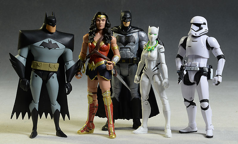 Batman vs Superman Wonder Woman action figures by Mattel