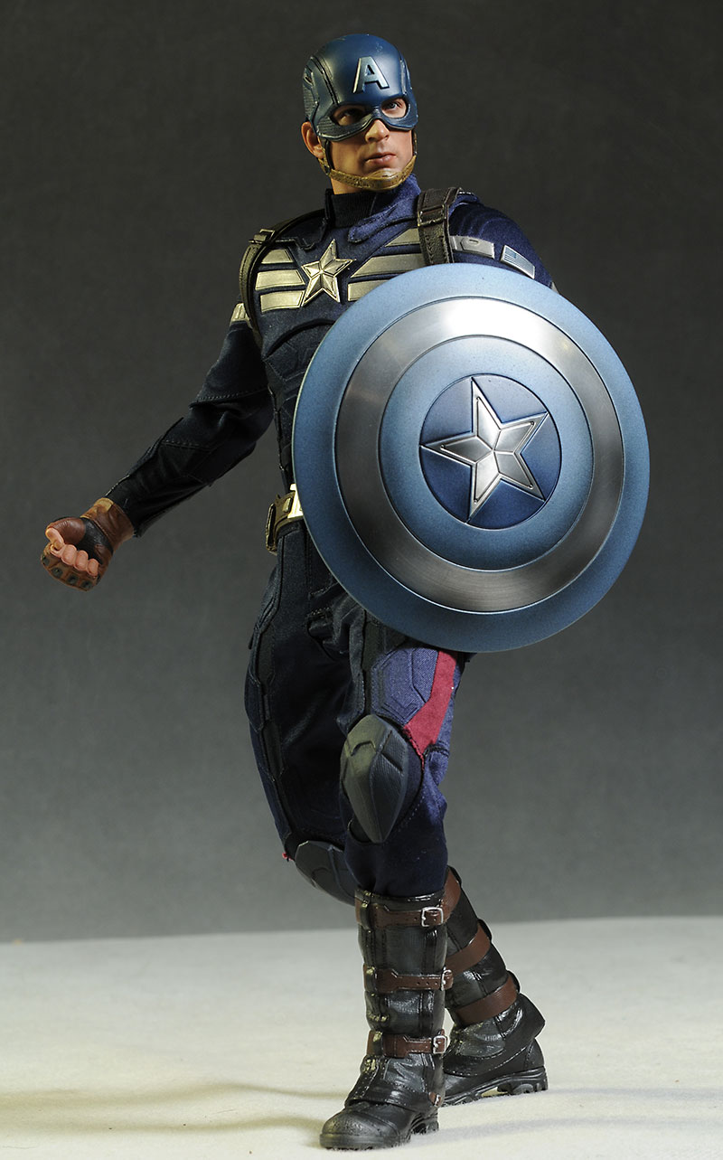 captain america stealth suit action figure
