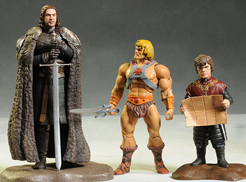 Game of Thrones Drogo, Tyrion, Ned Stark figures by Dark Horse