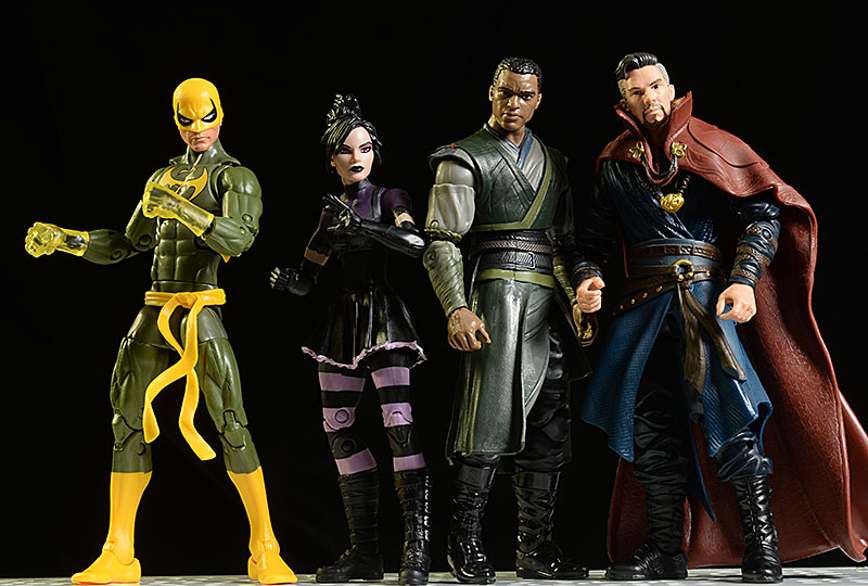 Marvel Legends Doctor Strange, Mordo, Iron Fist, Minoru figures by Hasbro