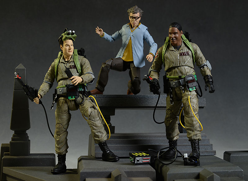 Ghostbusters Winston, Ray, Louis action figures by Diamond Select